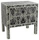 A & B Home Black/White Chest-0