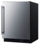 Summit® 3.7 Cu. Ft. Stainless Steel Undercounter Freezer-1