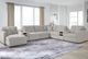 Benchcraft® ModMax Luxe 8-Piece Flint Modular Sectional and Chaise with Audio Consoles-1