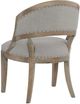 Hooker® Furniture Boheme Garnier Antique Milk Paint/Antwerp Linen Barrel Back Dining Chair-2