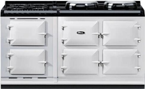 AGA™ eR7 160 Classic Cast Iron 63" Pearl Ashes Pro Style Dual Fuel Range-0