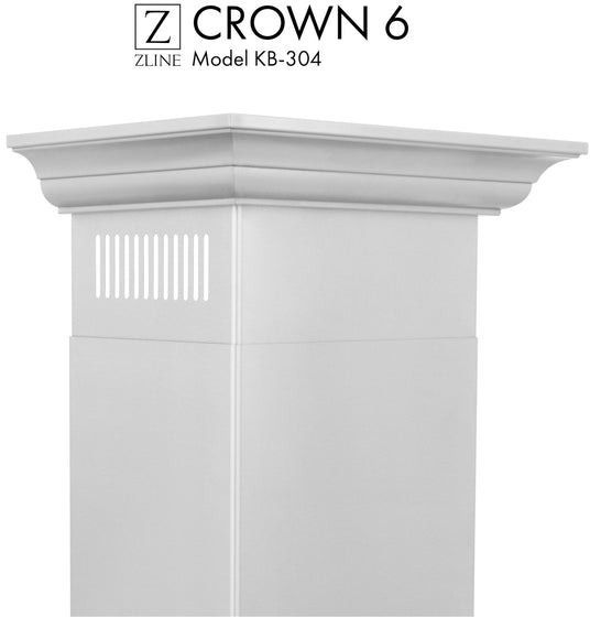 ZLINE Stainless Steel Crown Molding-1