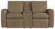 Flexsteel® Aria Fawn Leather Power Reclining Loveseat with Console-2