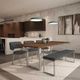 Amisco Customizable Dryden 60" Upholstered Bench-4