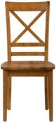 Jofran Inc. Simplicity Honey X-Back Side Chair-2