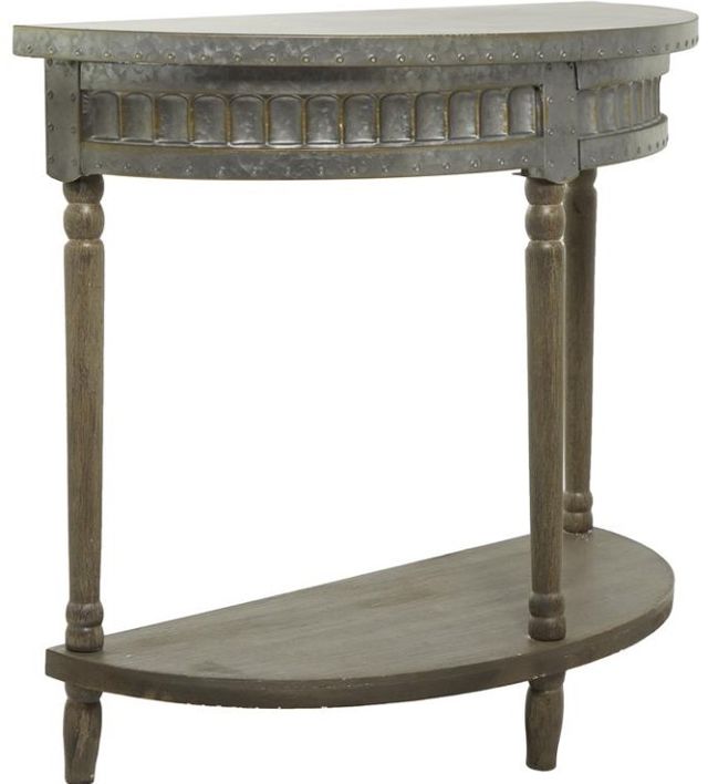 Deco Marche Gray Console Table-0