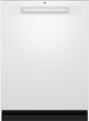 GE® ENERGY STAR® 24" White Top Control Built-In Dishwasher with Sanitize Cycle-0