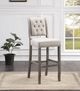 American Woodcrafters Luxe Gray 26" Barstool-1
