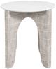 Basset Mirror Bali White Washed End Table-1