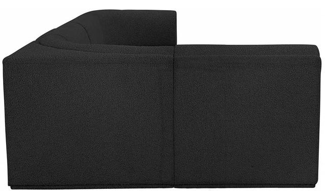 Meridian Furniture Ollie 5-Piece Black Sectional-3