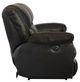 iAmerica Bruno Triple Power Recliner Sofa with Drop Down Table-1