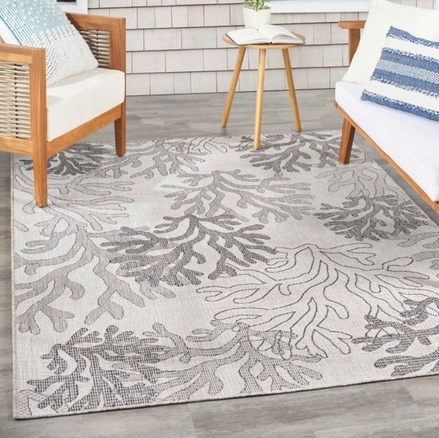 Nourison Home™ Garden Oasis Gray 5'x7' Style 2 Area Rug-1