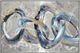 Classy Living Outspoken Abstract Metallic Waves Wall Art-0