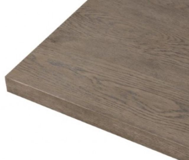 Furniture of America® Broager Rustic Oak Square Dining Table with Dark Walnut Base-2