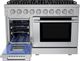 Hauslane HausPro 48" Stainless Steel Pro-Style Gas Range with Stainless Steel Knobs-2