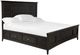 Magnussen Home® Westley Falls Graphite Complete California King Panel Bed with Storage Rails-0