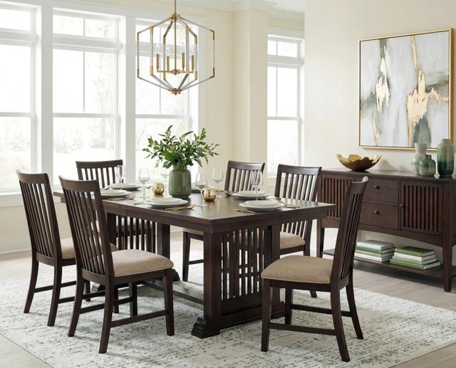 Legacy Classic Caldwell Espresso Slat Back Dining Side Chair-3