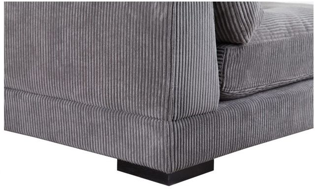 Moe's Home Collection Tumble Charcoal Slipper Chair-3