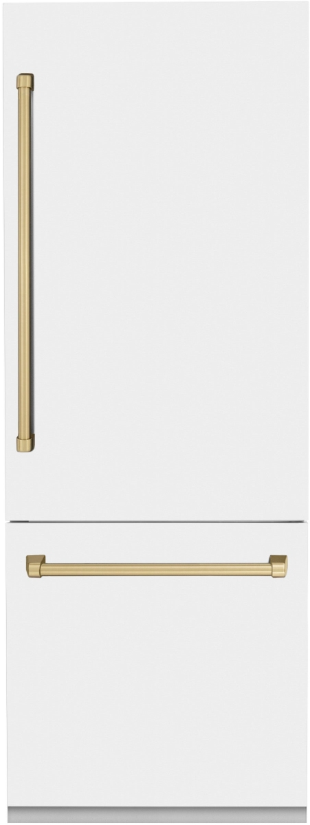 ZLINE Autograph Edition 30 in. 16.1 Cu. Ft. White Matte Built In