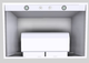 Vent-A-Hood® Designer Series 36" White Wall Mounted Range Hood-4