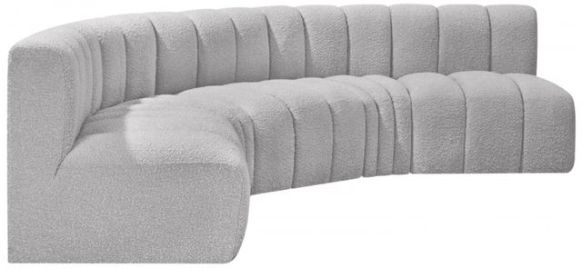 Meridian Furniture Arc 5-Piece Gray Sectional-0
