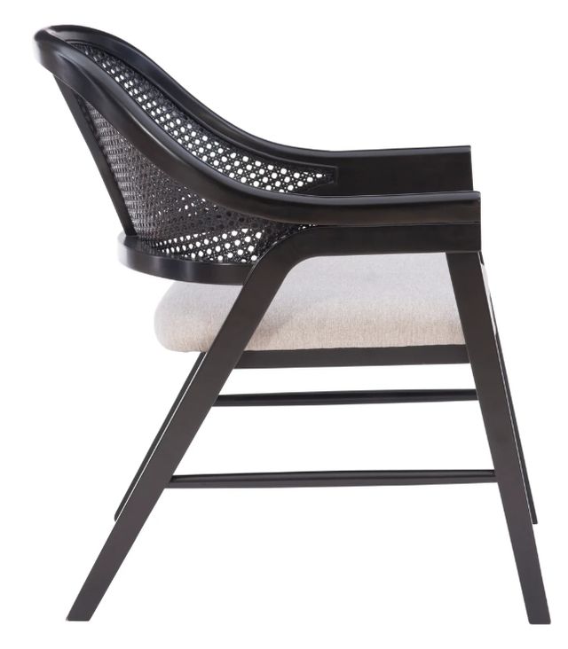 Powell® Nico Black/Light Beige Accent Chair-2