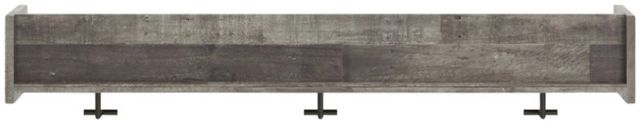 Signature Design by Ashley® Neilsville Multi Gray Wall Mounted Coat Rack with Shelf-2