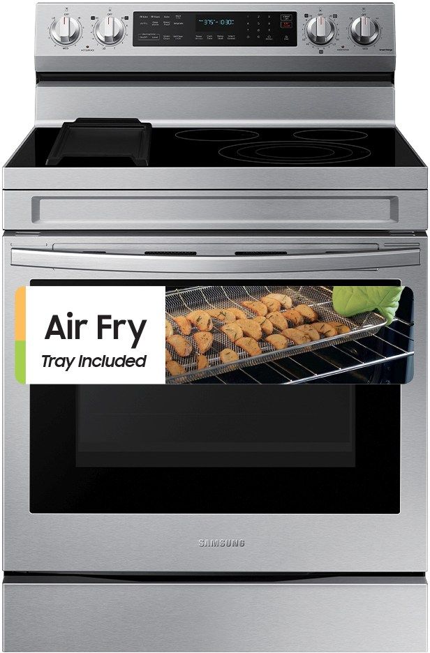 Samsung 30" Fingerprint Resistant Stainless Steel Smart Freestanding Electric Range