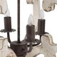 A & B Home Antique Off-White/Dark Bronze Chandelier-2