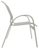 Telescope Casual Aruba Abalone/Storm Aluminum/Fabric Outdoor Sling Stacking Cafe Chair-2