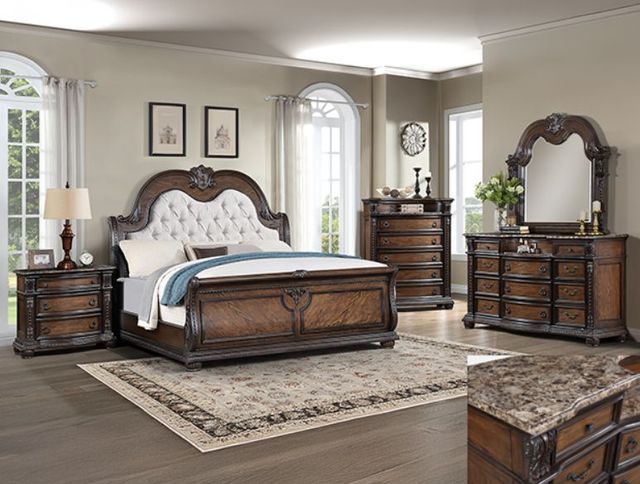 Crown Mark Stanley Coffee Brown Chest-1