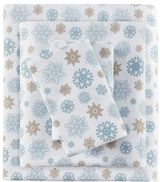 Tan/Blue Snowflakes