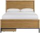 Intercon Newport Natural Oak Queen Panel Storage Bed-2