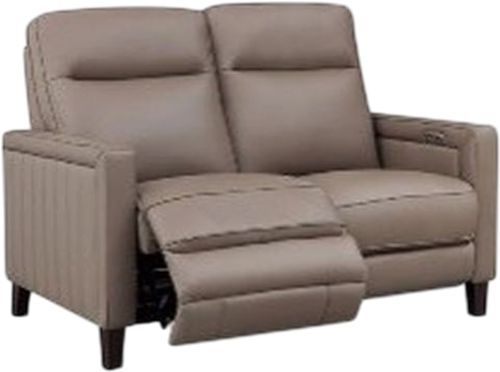 Aurora Furniture Timberland Taupe Power Reclining Loveseat-0