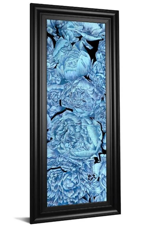 Classy Art Blue Peonies II by Melissa Wang Wall Art-1