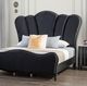 Furniture of America® Melodi Parc 4-Piece Black Queen Bedroom Set-1