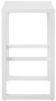 Linon Alora 2-Piece White Aluminum Outdoor Barstool Set-4
