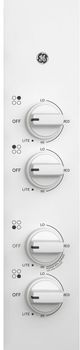 GE® 30" White Built-In Gas Cooktop with Dishwasher-Safe Grates-2