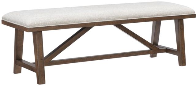 Legacy Classic Langley Fawn Upholstered Dining Bench-0
