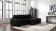 Coaster® Blaine 2-Piece Black Upholstered Reversible Chaise Sectional Sofa-1