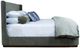 Century® Customizable Windsor Smith Upholstery Yvette California King Upholstered Panel Bed-1