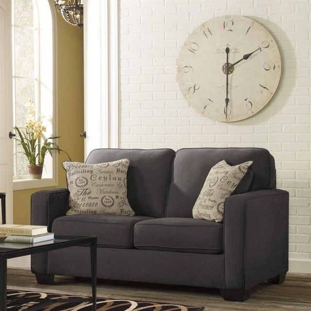 Signature Design by Ashley® Alenya Charcoal Loveseat-3