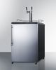 Summit® 5.6 Cu. Ft. Stainless Steel Beer Cooler/Kegerator-1