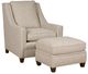 King Hickory Customizable Brenna Fabric Ottoman-1