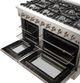 FORNO® Galiano 48" Stainless Steel Pro Style Gas Range-3
