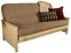Kodiak Furniture Lexington Taxi Woodsmoke/Weathered White Full Futon with Mattress-0
