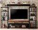 Furniture of America® Kebbyll Antique Black/Natural Tone 60" TV Stand-0