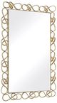 Uttermost® Twist It Antique Brass Mirror-3