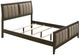 Coaster® Wilkes Dark Cocoa Twin Upholstered Panel Bed-1