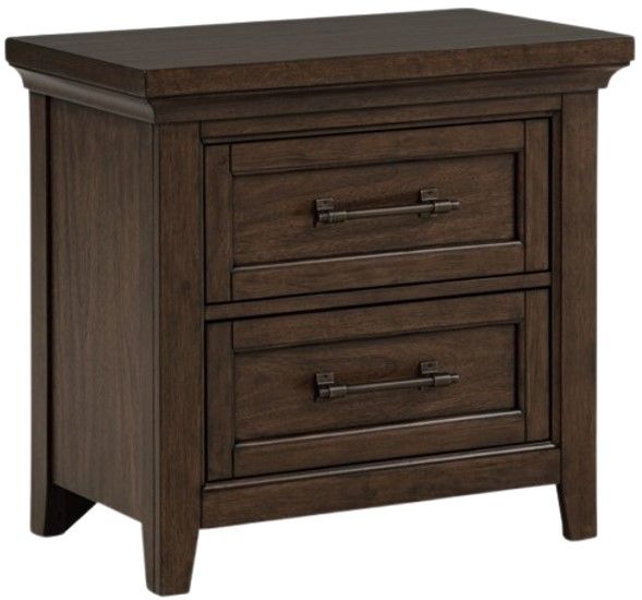 Crown Mark Beckett Brown Nightstand-0